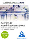 TÉCNICO  DE ADMINISTRACIÓN GENERAL DE CORPORACIONES LOCALES. TEST Y SUPUESTOS PR