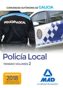 Policia Local (Temario Volumen 2)