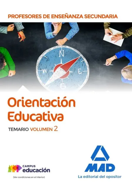 Orientación Educativa. Temario V. 2 Profesores Enseñanza Secundaria