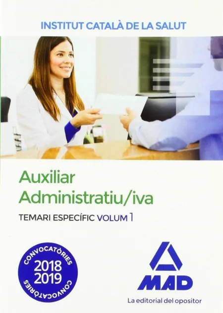 Auxiliar Administratiu Ics Temari Especific Vol 1