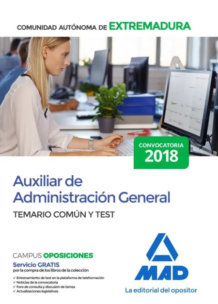 Auxiliar de Administración General de la Comunidad Autónoma de Extremadura. Tema