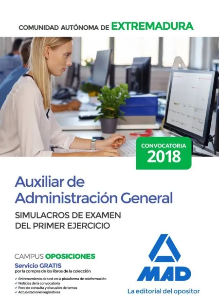Auxiliar de Administración General de la Comunidad Autónoma de Extremadura. Simu