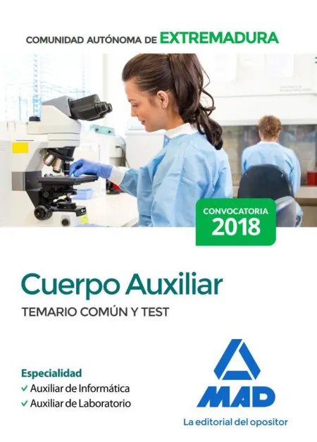 Cuerpo Auxiliar de la Comunidad Autónoma de Extremadura (Especialidad Auxiliar D