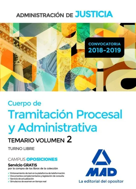 Tramitacion Procesal y Administrativa 2 Temario