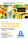 CUERPO DE GESTIÓN PROCESAL Y ADMINISTRATIVA DE LA ADMINISTRACIÓN DE JUSTICIA (TUTOR) - VOL. 3º