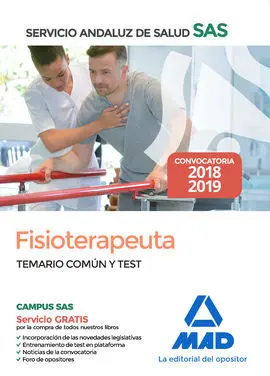 Fisioterapeuta del Servicio Andaluz de Salud. Temario Común y Test