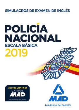 Policía Nacional Escala Básica. Simulacros de Examen de Inglés