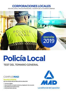 Policía Local Test del Temario General