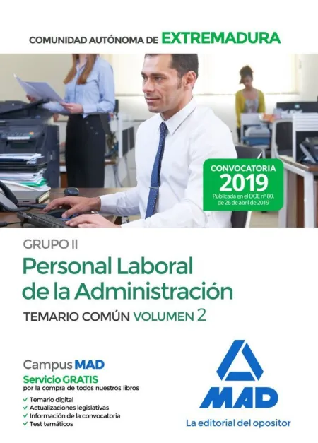 Grupo Ii Personal Laboral de la Administración de la Comunidad Autónoma de Extre
