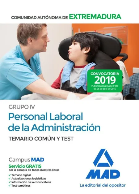 Grupo Iv Personal Laboral de la Administración de la Comunidad Autónoma de Extre