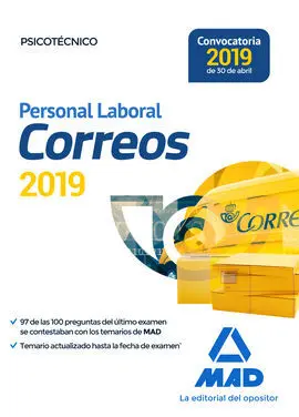 Personal Laboral de Correos y Telégrafos. Psicotécnico