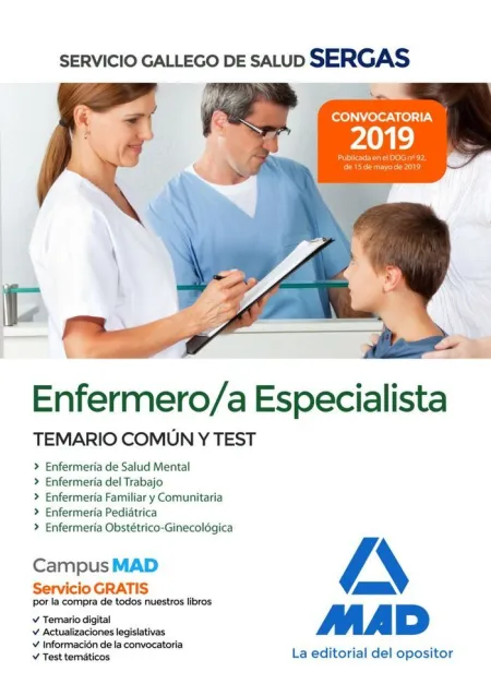 Enfermero/A Especialista del Servicio Gallego de Salud