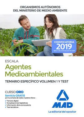 Escala de Agentes Medioambientales de Organismos Autónomos del Ministerio de Med