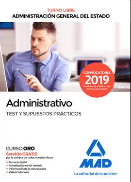 Cuerpo General Administrativo Test y Supuestos Prácticos