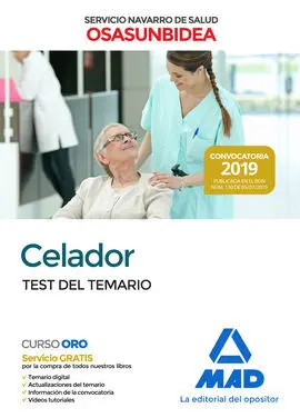 Test del Temario. Celador del Servicio Navarro de Salud-Osasunbidea.