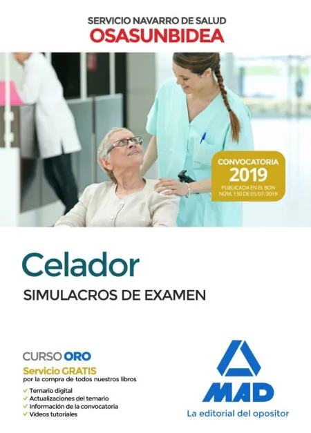 Simulacros de Examen. Celador del Servicio Navarro de Salud-Osasunbidea.