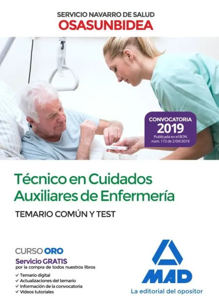 Técnico en Cuidados Auxiliares de Enfermería del Servicio Navarro de Salud-Osasu