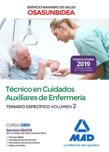 Tecnico en Cuidados Auxiliares de Enfermeria Temario Especifico Volumen 2