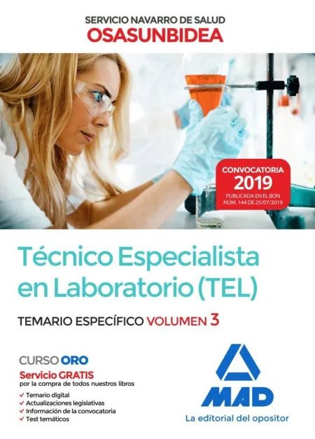 Tecnico Laboratorio Osasunbidea Tem Vol 3