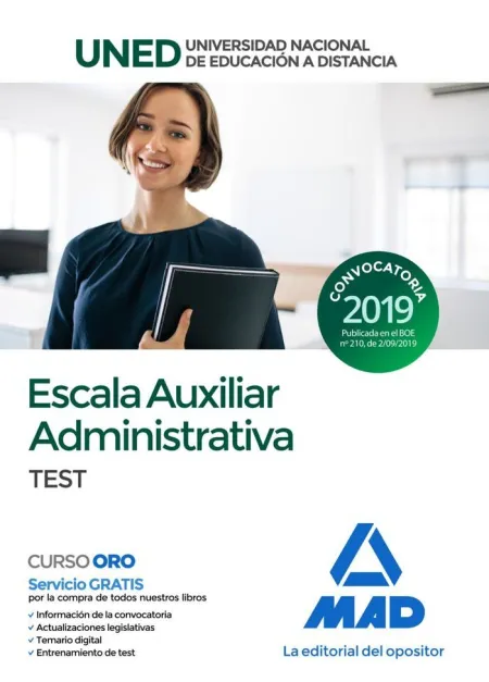 Escala Auxiliar Administrativa de la Universidad Nacional de Educación a Distanc