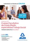 CUERPO FACULTATIVO DE GRADO MEDIO ESPECIALIDAD TRABAJO SOCIAL.TEMARIO ESPECÍFICO VOLUMEN 1
