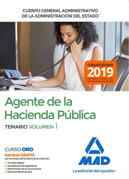 Agente de la Hacienda Pública. temario Volumen 1