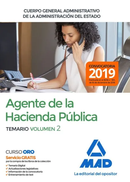 Agentes de la Hacienda Pública. Temario Volumen 2