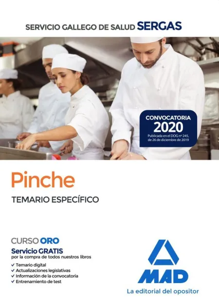 Pinche del Servicio Gallego de Salud. Temario Específico