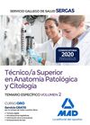 TECNICO/A SUPERIOR EN ANATOMIA PATOLOGICA Y CITOLOGIA. TEMARIO ESPECÍFICO VOL 2