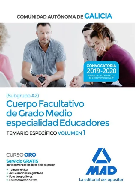 Cuerpo Facultativo de Grado Medio Especialidad Educadores. Temario Específico Volumen 1