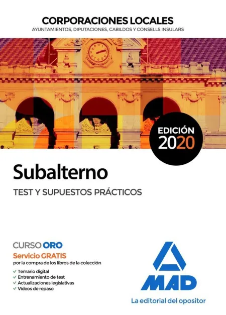 Subalternos Corporaciones Locales Test y Supuestos Practicos