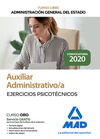 AUXILIAR ADMINISTRATIVO DE LA ADMINISTRACIÓN GENERAL DEL ESTADO. EJERCICIOS PSIC