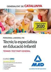 Tecnic Especialista Educacio Infantil Temari/ Test General