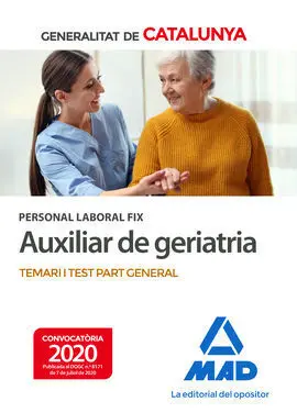 Auxiliar de Geriatria Generalitat Catalunya