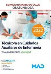 Técnico/A en Cuidados Auxiliares de Enfermería. Temario Específico Volumen 1. Servicio Navarro de Salud (Osasunbidea)