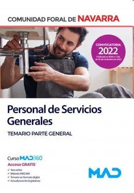 Personal de Servicios Generales Comunidad Foral de Navarra. Temario. Parte General
