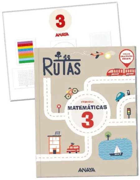 Matemáticas 3. Rutas. (Incluye Material Manipulativo)
