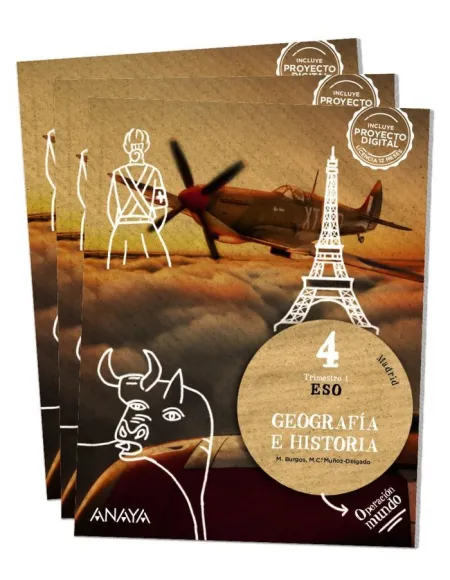 Geografía e Historia 4 eso (Operacion Mundo) *Madrid*