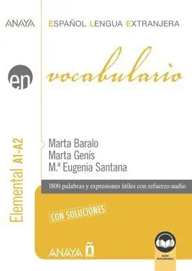 Vocabulario. A1-A2. Nivel Elementeal 2023