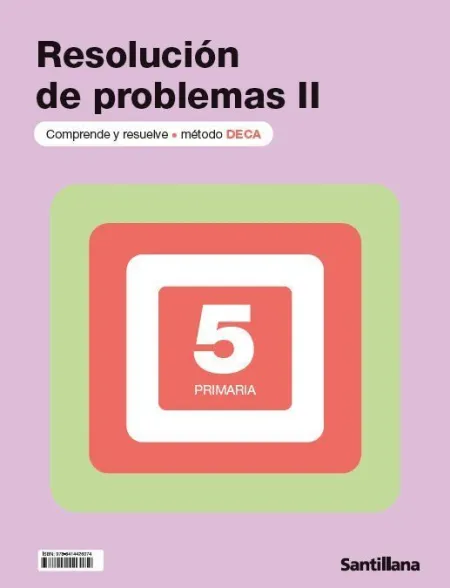 Cuaderno de Problemas Deca Ii 5 Primaria