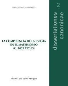 La Competencia de la Iglesia en el Matrimonio
