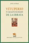 Vituperio y Algun Elogio de la Errata