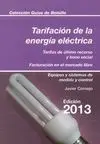 Tarificacion 2013 de la Energia Electrica
