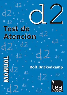 D2, Test de Atención- Juego Completo. Ref. 2A3400