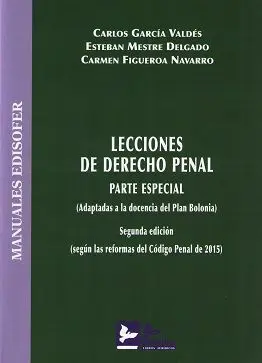Lecciones de Derecho Penal. Parte Especial