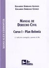 MANUAL DE DERECHO CIVIL. CURSO I. PLAN BOLONIA (3ª ED. CORREG. Y PUESTA AL DIA)