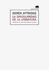 La Singularidad de la Literatura