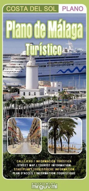 Plano de Málaga. Turístico