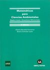 MATEMÁTICAS PARA CIENCIAS AMBIENTALES. ALGEBRA LINEAL Y ECUACIONES DIFERENCIALES