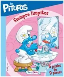Los Pitufos Siempre Limpitos - Libro Puzle